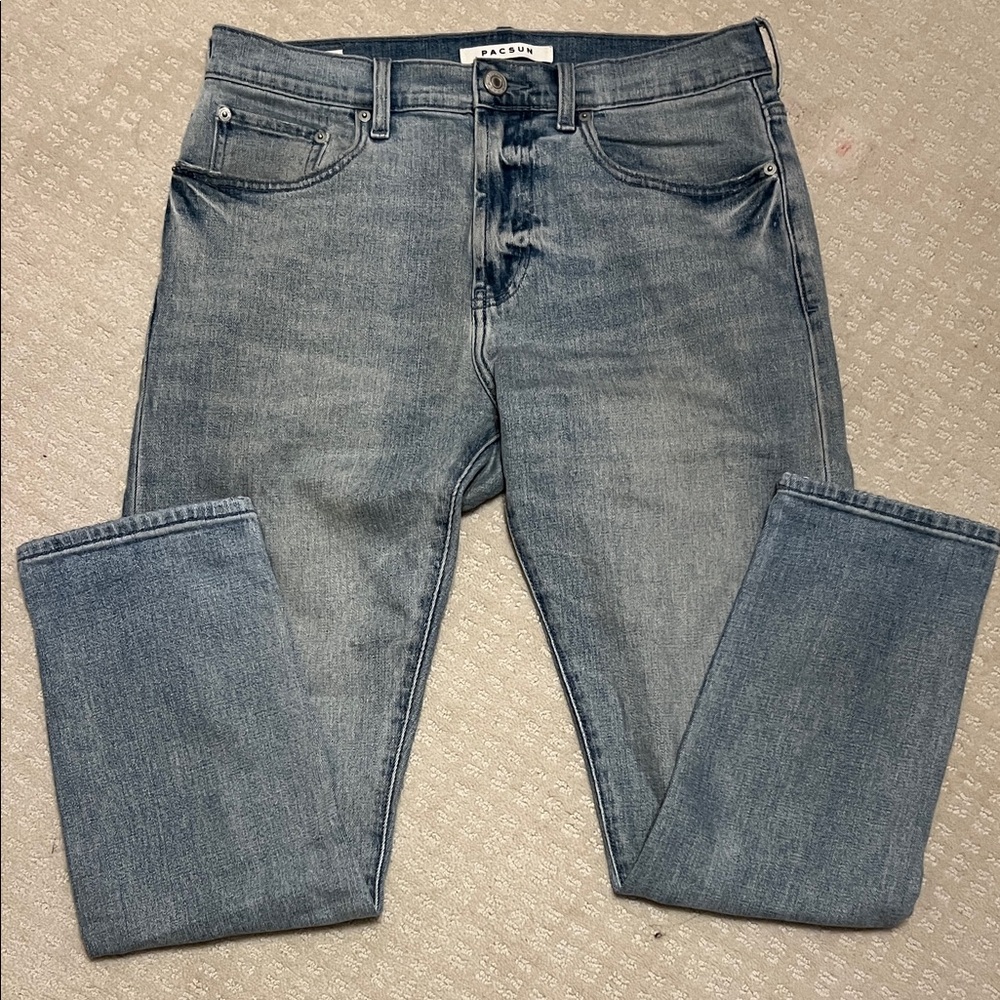 Men's PacSun Slim Taper Blue Jeans 30x30